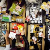 27 Foodbank Warehouse Food Sorting by Volunteers Approved for external use c Gabriel Bahnareanu 1