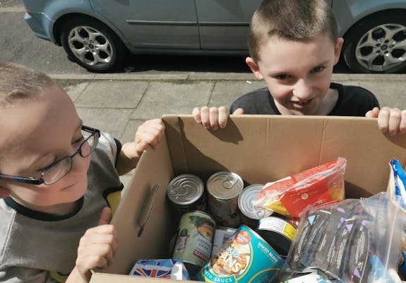 Children getting involved in feed Birmingham
