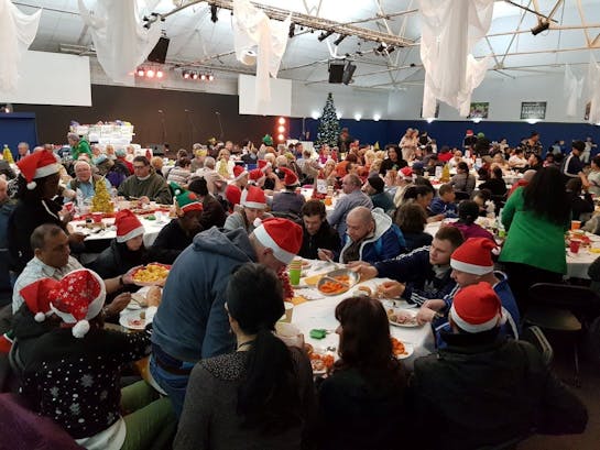 Christmas meal blurb