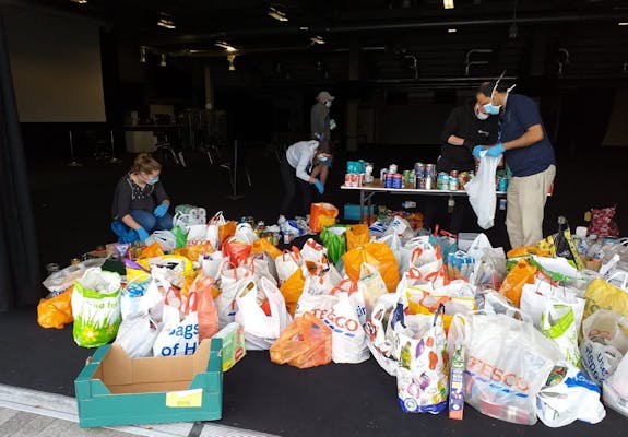 Food sorting at Edgbaston stadium feed Birmingham