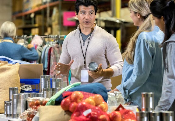 Foodbank Stock image