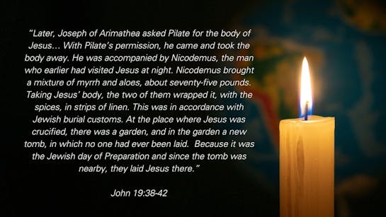 Holy Week Verse