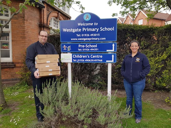 Lions Chrombook donation Westgate