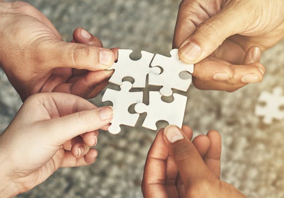 Network jigsaw image