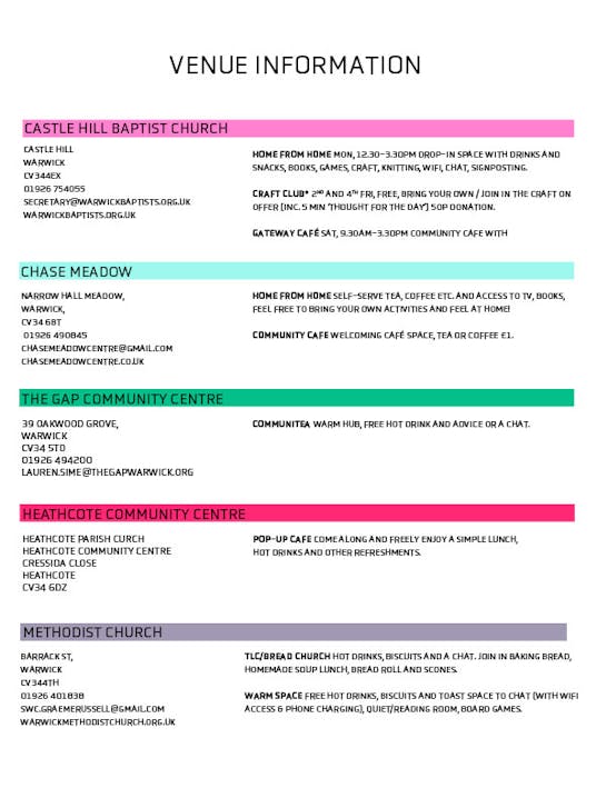 Wws venue info pge 2 March 2023